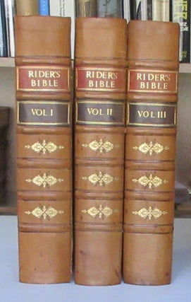 Item #1118 The Christian's Family Bible. A. B. Rider