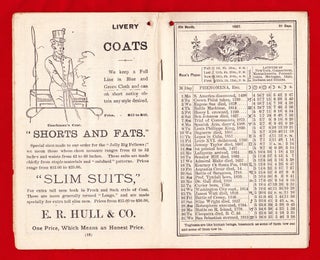 E. R. Hull & Co's Almanac 1887