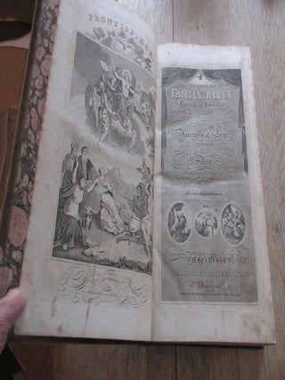 Item #1250 The Complete Family Bible, Containing the Sacred Text of the Old and New...