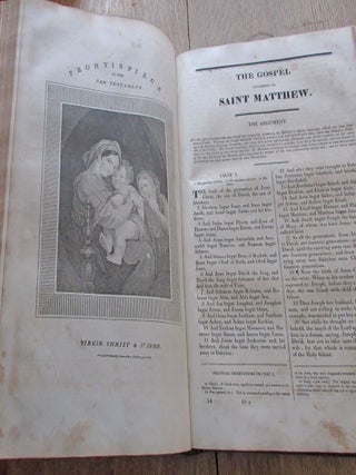 The Complete Family Bible, Containing the Sacred Text of the Old and New Testaments, with the Apocrypha at Large illustrated with Notes and Annotations Selected from the Writings of Poole, Henry, Brown, Clarke, Wesley and other Eminent Divines.
