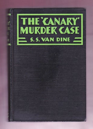 Item #1286 The "Canary" Murder Case. S. S. Van Dine