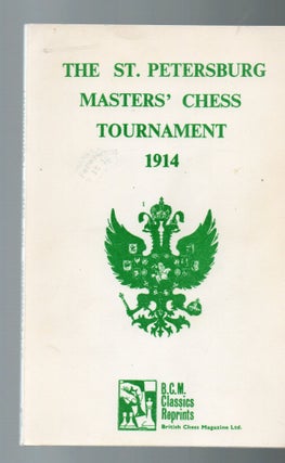 Item #1366 The St. Petersburg Master's Chess Tournament 1914