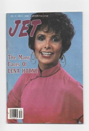Item #1385 Jet Magazine, Aug. 21, 1980 - Lena Horne