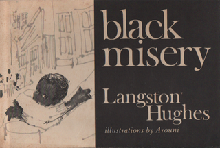 Item #1550 black misery. Langston Hughes