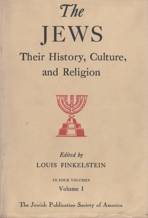 Item #1700 The Jews. Louis Finkelstein