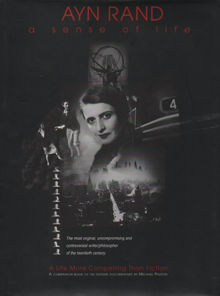 Item #1856 Ayn Rand a sense of life. Michael Paxton