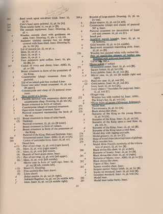 Item #1918 A Handlist to Howard Carter's Catalogue Tutankhamun's Tomb Series 1
