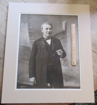 Item #2077 Very Very Large Clear Photo of Thomas Edison