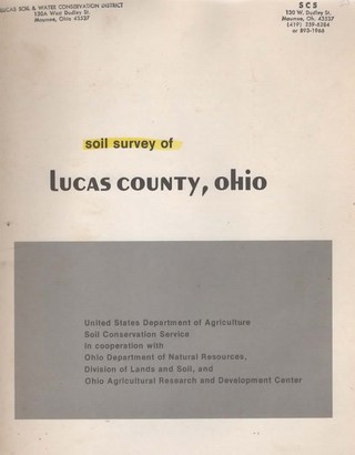 Item #2102 Soil Survey of Lucas County, Ohio