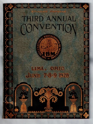 Item #2272 Souvenir Program of The International Brotherhood of Magicians - Third...