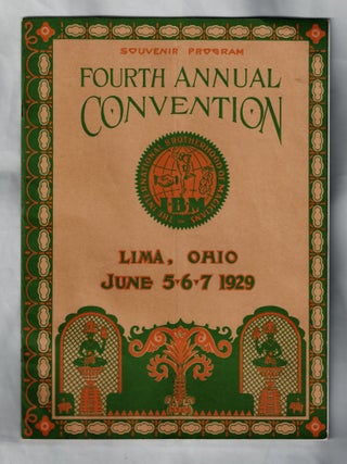 Item #2273 Souvenir Program of The International Brotherhood of Magicians - Fourth...