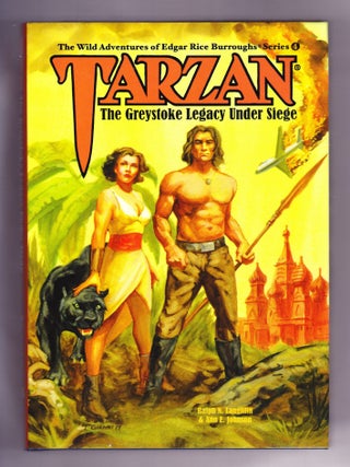 Item #2374 Tarzan The Grestoke Under Siege. Ralph N. Laughlin, Ann E. Johnson
