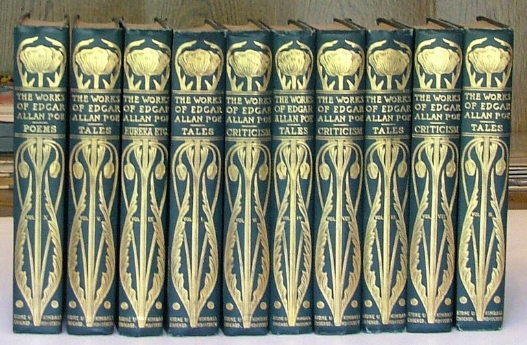 Item #241 The Works of Edgar Allan Poe in Ten Volumes, Complete. Edgar Allan Poe