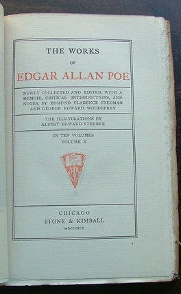 The Works of Edgar Allan Poe in Ten Volumes, Complete