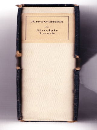 Item #2588 Arrowsmith (signed limited). Sinclair Lewis