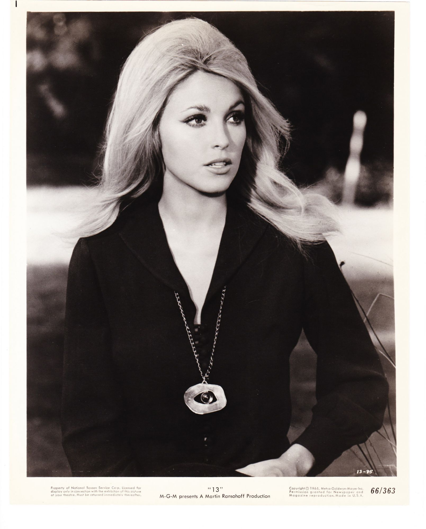Sharon Tate, 8 x 10 gelatin silver publicity photo for 13 a Martin ...