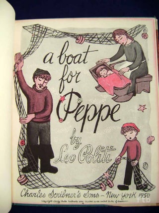 Item #27 A Boat for Peppe. Leo Politi