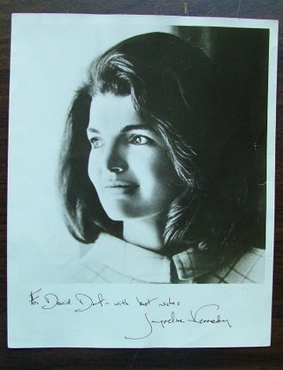 Item #32 Signed 8 x 10 Jacqueline Kennedy Photo