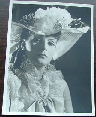 Item #362 Greta Garbo, vintage original black and white silver gelatin 13" x 10" photo by...
