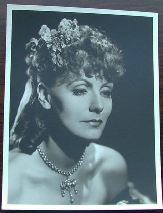 Item #369 Greta Garbo vintage original 13 x 10 black and white silver gelatin photo by Clarence...
