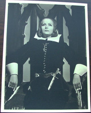 Item #373 Greta Garbo as Queen Christina, vintage original 13 x 10 black and white silver gelatin...