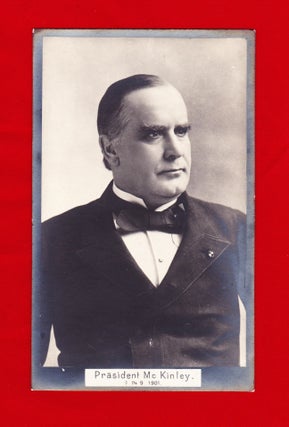 Item #404 Photo portrait postcard of President McKinley dated 14-9-1901, the day of his death