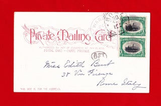 Historic postcard commemorating the death of William McKinley on Sept. 14, 1901