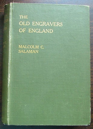Item #496 The Old Engravers of England. Malcolm Salaman