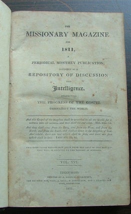 Missionary Magazine for 1811, Vol. XVI