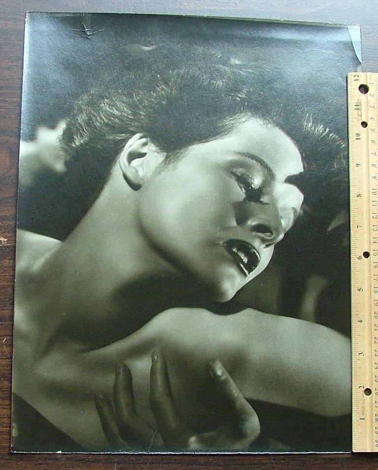 Item #530 Glamorous 11" x 14" vintage photograph of Katharine Hepburn by Bachrach, Katharine Hepburn.