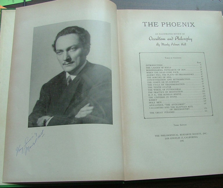 Item #690 The Phoenix, An Illustrated Review of Occultism and Philosophy. Manly P. Hall.