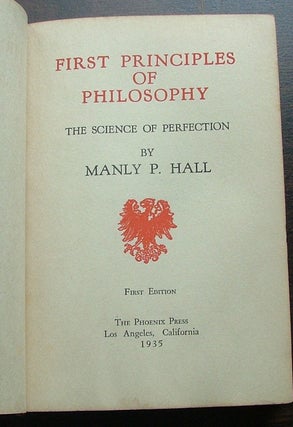 First principles of Philosophy, The Science of Perfection