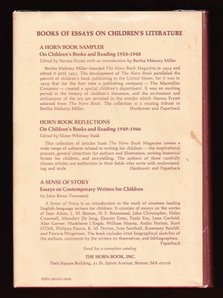Crosscurents of Criticism, Horn Book Essays 1968-1977