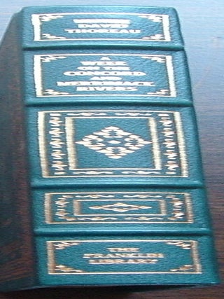 Item #737 A Week on the Merrimack and Concord Rivers. Henry David Thoreau