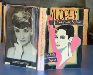 Item #75 AUDREY The Life of Audrey Hepburn signed by Audrey on the half title page. Charles Higham