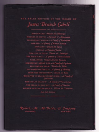 The Cream of the Jest, A Comedy of Evasions