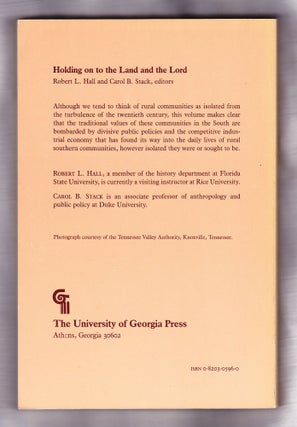 Holding on to the Land and the Lord, Kinship, Ritual, Land Tenure, and social Policy in the Rural South