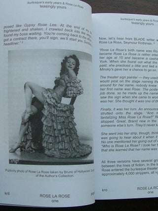 teasingly yours Miss Rose La Rose the queen of burlesque