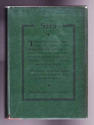 Item #900 Sara. Restif de la Bretonne, Nicolas