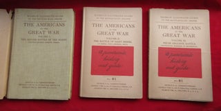 Item #928 The Americans in the Great War, Three Volumes. Michelin Illustrated Guides to the...