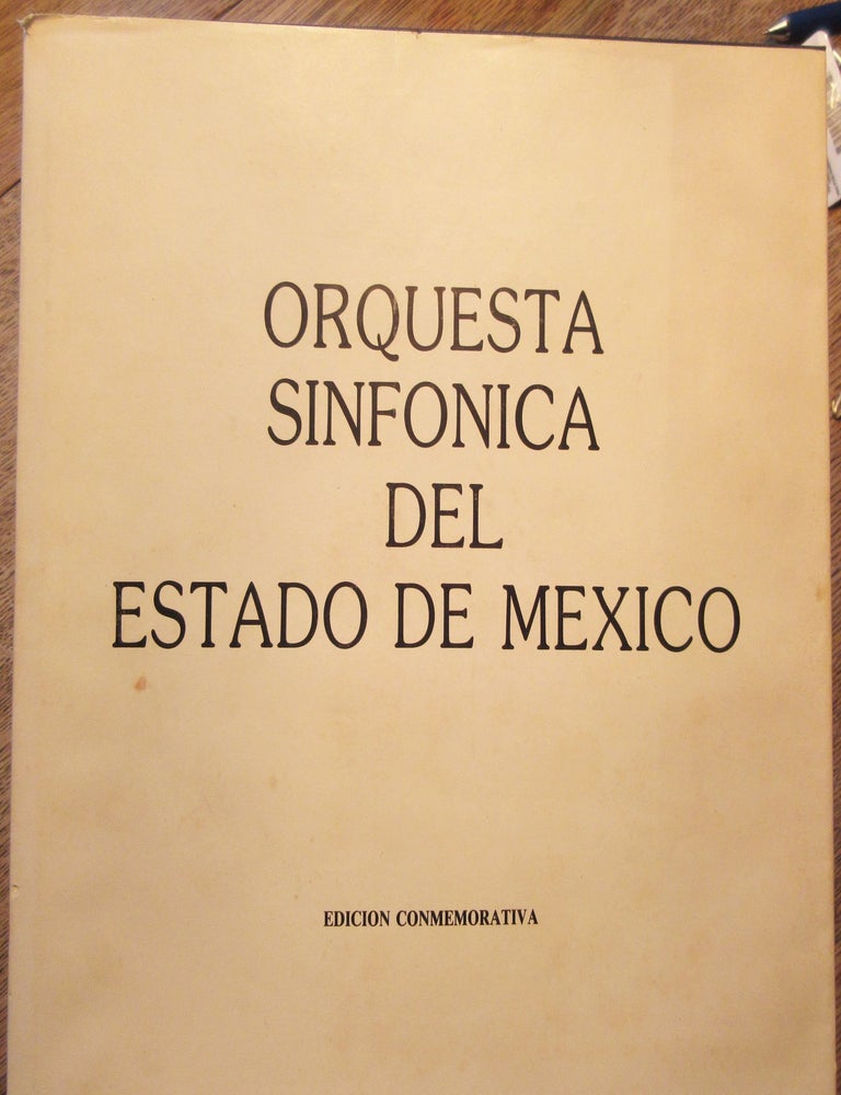 Item #942 Orquesta Sinfonica del Estrado de Mexico. Eduardo Diazmunoz.