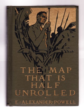 Item #945 The Map That is Half Unrolled, Equatorial Africa from the Indian Ocean to...