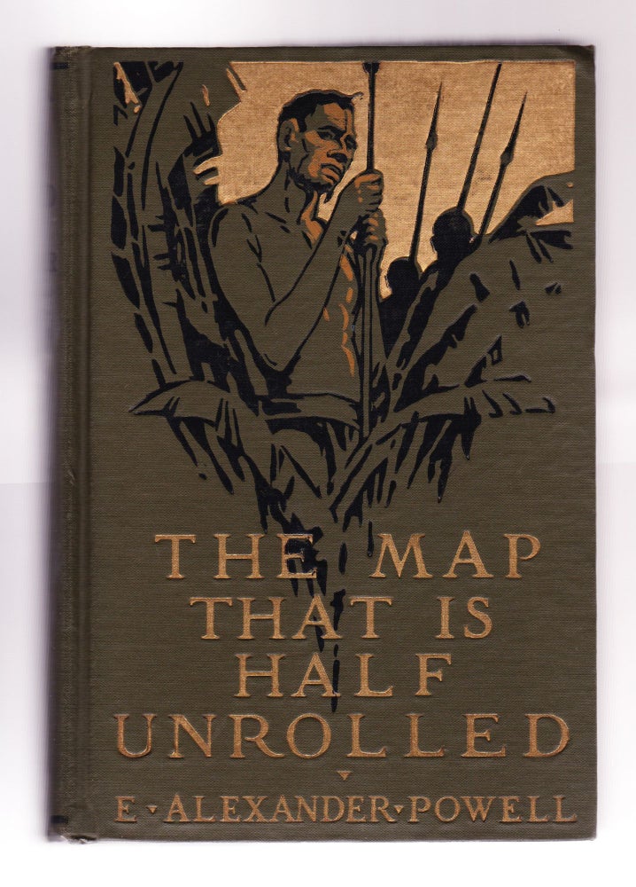 Item #945 The Map That is Half Unrolled, Equatorial Africa from the Indian Ocean to the Atlantic. E. Alexander Powell.